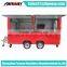 2017 new food van trailer / mobile kitchen truck / fast food truck for catering