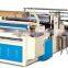 Toilet Paper Roll Slitter Rewinder with Perforating Embossing Machine