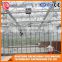 Agriculture hollow tempered glass greenhouse hot galvanized steel frame