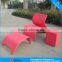 outdoor poolside polyester rattan lounge furnitrue (2051LC)