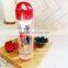 2015 new products of 700ml BPA free tritan infuser drink bottle/fruit infuser drink bottle/ tritan fruit infuser water bottle