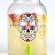 Best Party Use Skull Decal Dispenser Set with Lid and Tap