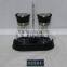 2 pieces salt pepper spice rack with stand