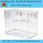 Acrylic facial tissue box holder hand paper towel dispenser