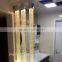glass pillars with bubbles for partition wall