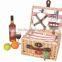 white handle cutlery handheld vintage fruit crate basket