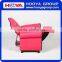 Kids Sofa- black/orange/pink, size:W63 D57 H77,material: jacquard lattice velvet+sponge+crude wood