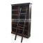 Library Cabinet Iberia Dark Brown Mahogany Wood Furniture