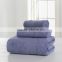 100% Cotton Pure color 3 Pcs Towel Sets Bath Towels for Adults Luury Brand High Quality Soft Face Towels Variety of colors