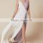 Latest Ball Gown Weddings Bridemaid Dresses Evening Party Deep V-Neck One Piece Girls Dress 2016 HSD5314