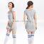 Girls fashion cap sleeve stripped slim fit stretch cotton bodycon mini short dress