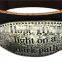 Custom words charms leather bracelet,antique men leather bracelets,stylish leather wristband