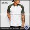 MGOO Cheap Price Raglan Short Sleeves Polo Off White Jersey Polo 100 Cotton Baseball T shirt