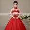 MGOO Dream Red Color Chinese Style Fairy Dancing Dress Halter Puff Prom Dress For Ladies L000122