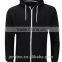 Mens Boys Plain American Fleece Zip Up Hoodie Sweatshirt
