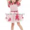 Latest 2016 Fuchsia Tulle Embroidered Dress Mother and Daughter Sets Family matching outfit Mommy and me Dress Sets