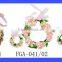 Remake Photo Props Toddler Festival Crown For Kids 2pcs Wedding Headband Flower Garland With Floral Bracelet Accessories