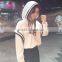 wholesale fashion casual blank pullover women hoodies sweater with hood