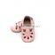 New arrival 2017 hole leather cute kids dress shoes
