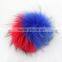 Myfur Chinese Factory Wholesale Raccoon Fur Pom Poms for Beanie Hats