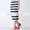 China manufacturer ladies office wear stripe skirt style