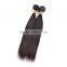 Wholesale straight #1 Color Virgin Brizalian straight hair