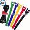 Adjustable Hook and Loop Strap Colorful Back to Back Customizable Self-gripping Double Side Hook and Loop Cable Tie Fastener