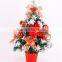 Mini crystal christmas tree small oil plastic XMAS tree stand christmas decorations for home christmas ornaments 2017