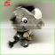 Custom Stuffing Plush Cute Rhinoceros Baby Pacifier Clip