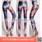 Fancy Seaside Village Printed High Waist Leggings