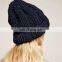 Women's Knitwear Europe And the United States Simple Fashion Wool Hat British Wind Pointed Hat