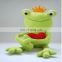 the Frog Plush Toy Sewing Pattern ,Froggy soft toy big eyes promotionThe Princess Frog Handmade stuffed toy doll for children