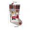 non-woven christmas gift decoration snowflake christmas stocking