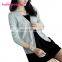 Fashion Long Sleeve Oversized Yellow Buttons Knitted Sweaters Long Cardigan