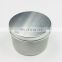 Good quality new travel candle aluminum tin container