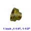 2pcs a lot DN25 DN32 DN40 Brass hardware fitting 1 inch 1 1/4 1-1/2 2 inch G thread union male and female connector water joint