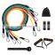 Hampool Fitness Long Arm Rope 11 Pc Resistance Band Sleeve Set