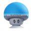 Factory mini speaker portable Wireless Speaker Cute Mushroom BT Speaker With Sucker Cup For Phones