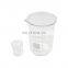glass beaker flask low form with graduation and spout Boro3.3 Glass