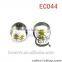 Fashion diy bracelets use colored glass snowflake beads EC041(DIY)