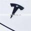 3pcs Set Matte Black for Tesla Model 3 Y S X Auto Logos Steering Wheel Patch Decoration Modified Accessories Tail Box Logo