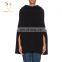 Women Fashion Hooded Wool knitted Poncho