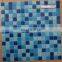 cheap price bathroom or swimming pool decoration  glass instant colorful mosaic tile