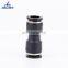 Top Quality PU PUC Series 4mm 6mm 8mm 10mm 12mm 14mm 16mm Union Straight Plastic Pneumatic Fitting for Pipe Connection