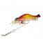 9.5cm/6g Soft Fishing Lure Shrimp Artificial Bait With Swivel 6 Colors Fishing Lures Baits