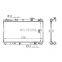 Spabb Auto Spare Parts Car Engine Cooling Aluminum Radiator 16400-28270 for TOYOTA SOLARA COUPE
