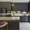 Slate Stone Top Cupboard Design Grey Lacquer Kitchen Cabinets