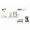 U Shape Floating Wall Shelves Storage Display Shelf