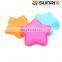 High Quality Five-Star Design Colorful Silicone Reusable Non-Stick Cake Molds