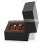 Custom  Fashionable Classic Luxury Hot Sale  double  Ring Box Jewelry Box